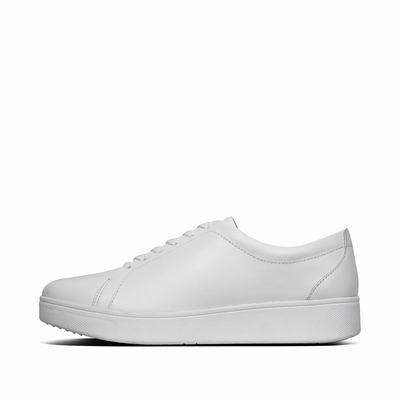 Fitflop Women's RALLY Leather Sneakers - White, AP6208197